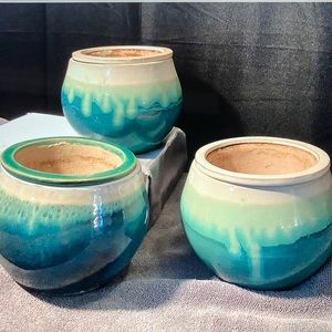 “  3 Self Watering African Violet Pots “